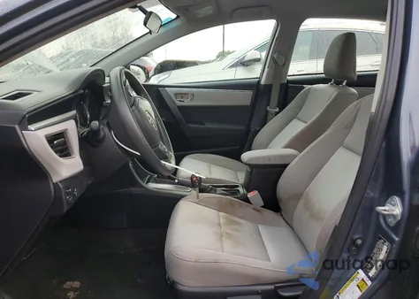 2016 Toyota Corolla L from USA, damaged, VIN 2T1BURHE2GC675222